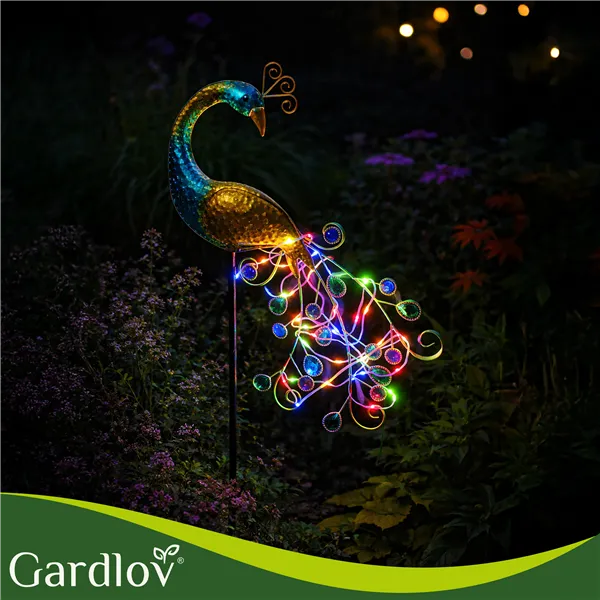Gardlov 25281 peacock solar lamp
