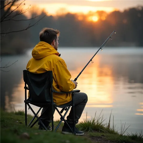 Fishing table + two chairs 25468