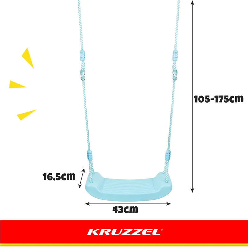 Plastikust kiik - sinine 25446
