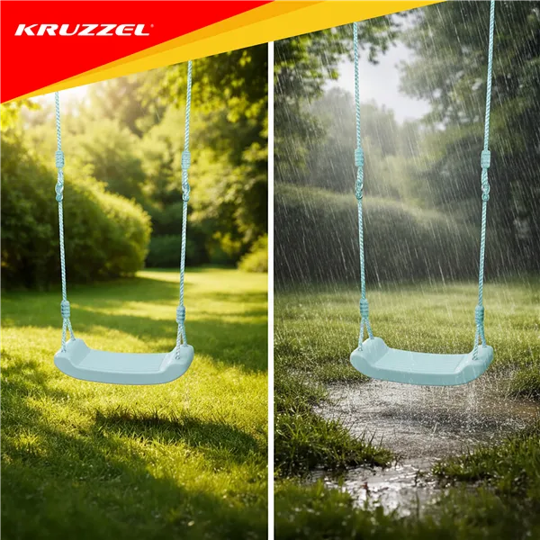 Plastic swing - blue 25446