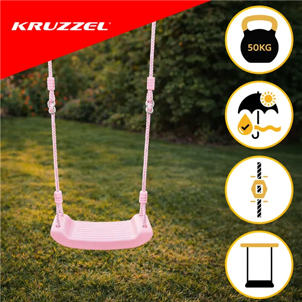 Plastikust kiik - roosa 25445