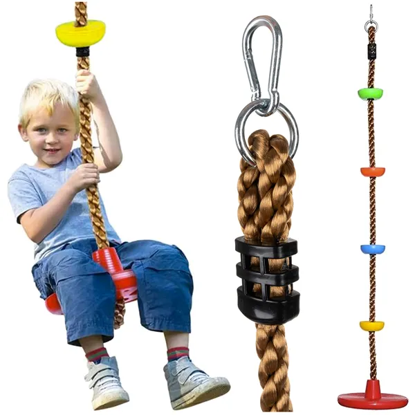 Kruzzel 25367 Rope Climbing Swing