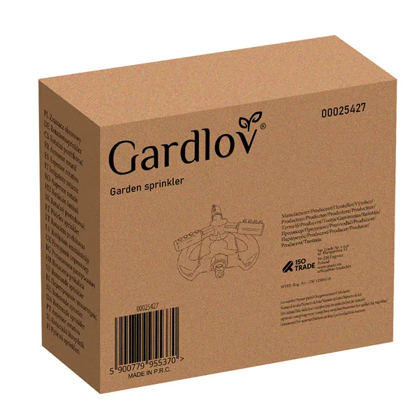 Gardlovi 3-haruline pöörlev sprinkler