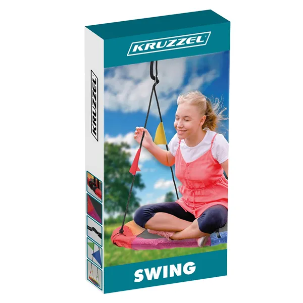 Kiik toonekure ja pesaga 110 cm Kruzzel 25284