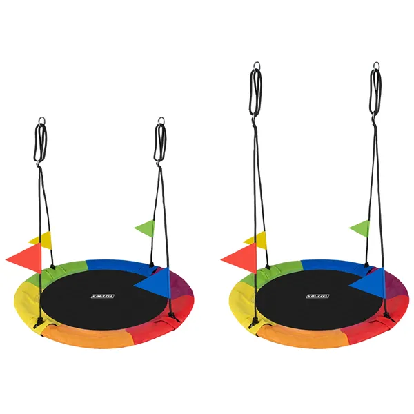 Kiik toonekure ja pesaga 110 cm Kruzzel 25284