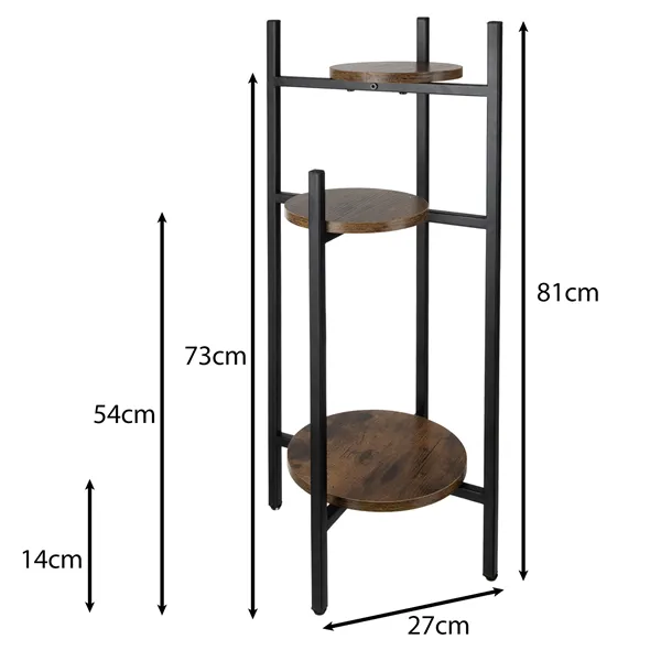 Stāvošs puķu statīvs 80cm Ruhhy 25627