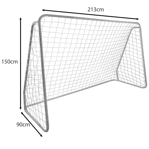 Trizand metāla futbola vārtu tīkls