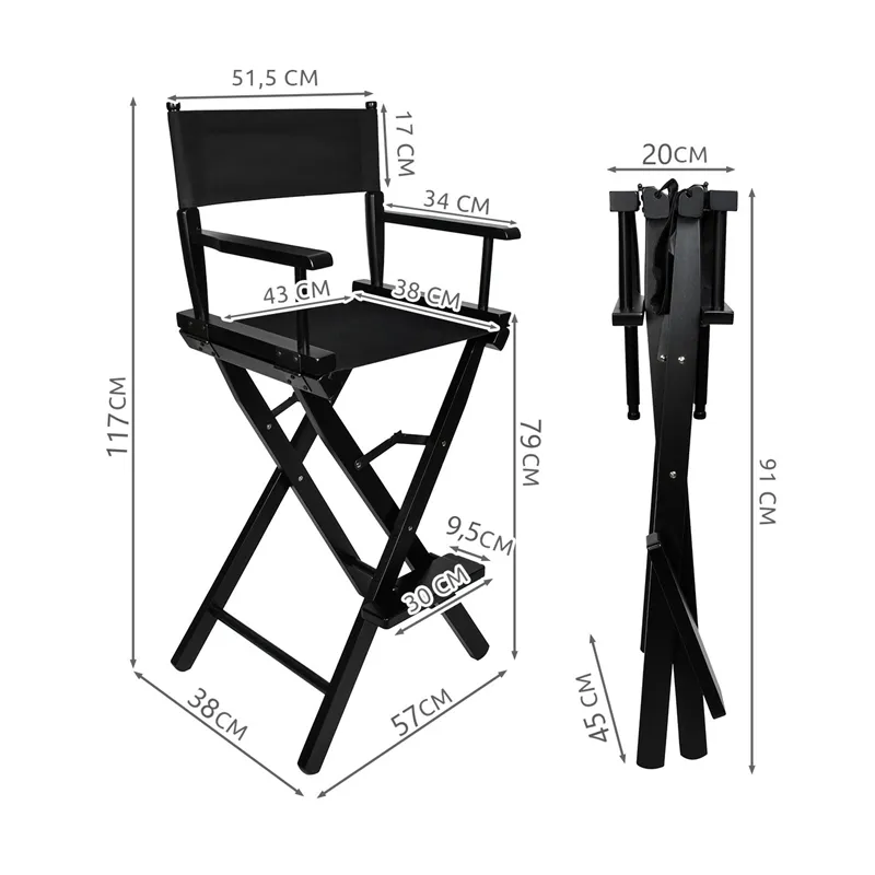 Wooden Makeup Chair Beautylushh 25414
