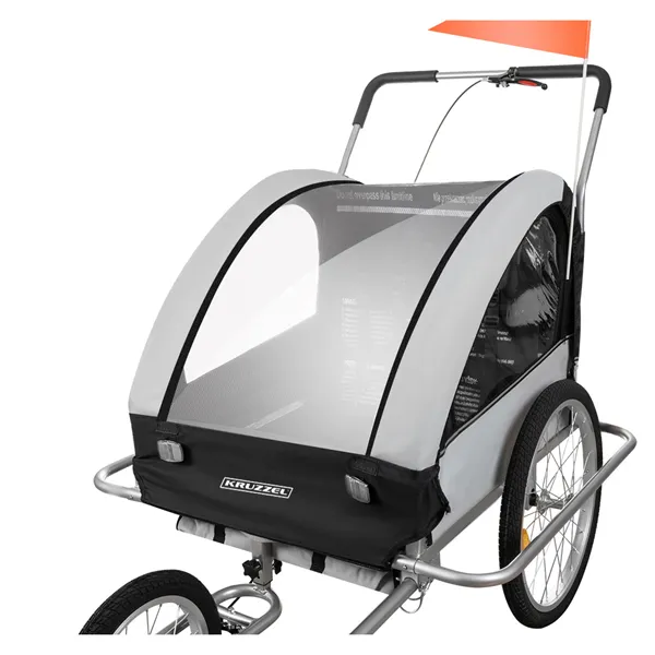 Kruzzel 25372 3in1 suspension bike trailer