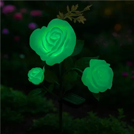 Aurinkokäyttöinen lamppurosetti Gardlov 25282