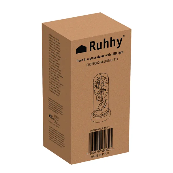 Roos klaasis - särav Ruhhy 25682