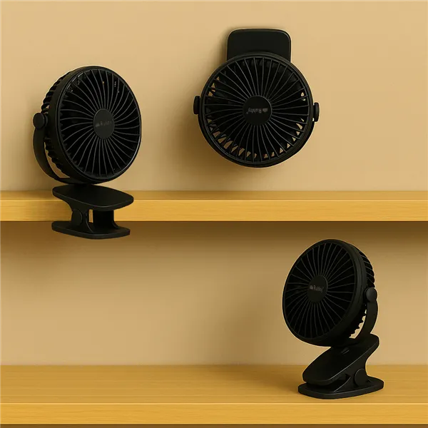 Black cordless fan Ruhhy 25567