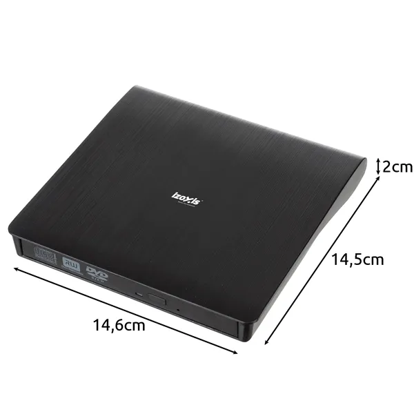 Ārējais diskdzinis + CD/DVD rakstītājs Izoxis 26083