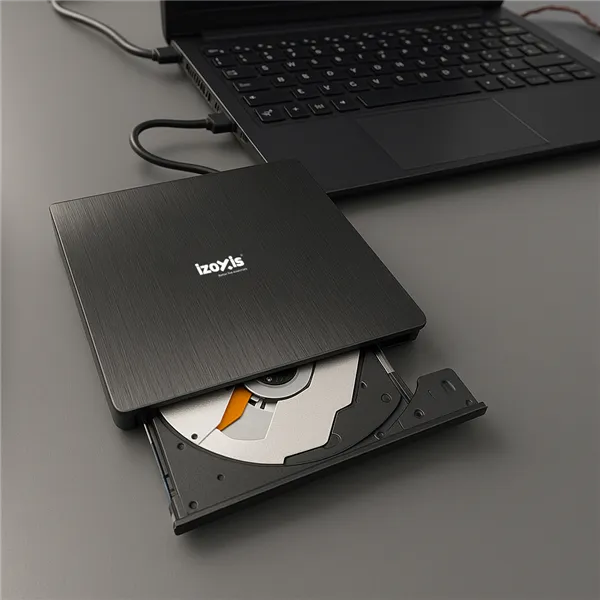 Ārējais diskdzinis + CD/DVD rakstītājs Izoxis 26083