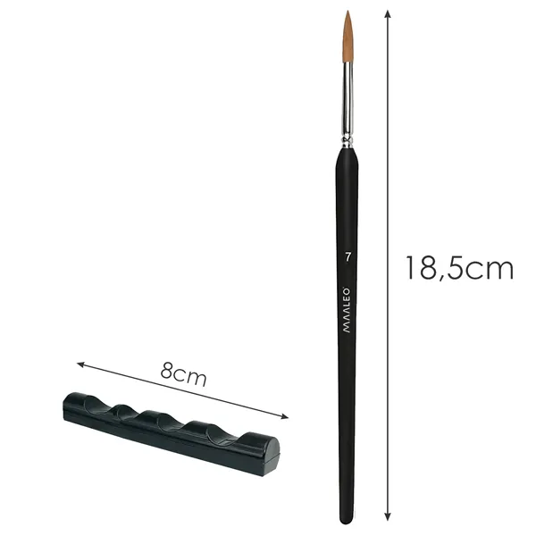 Paint brushes 11pcs with stand Maaleo 26118