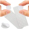 Self-adhesive Velcro 18mm 500pcs white Ruhhy 25884