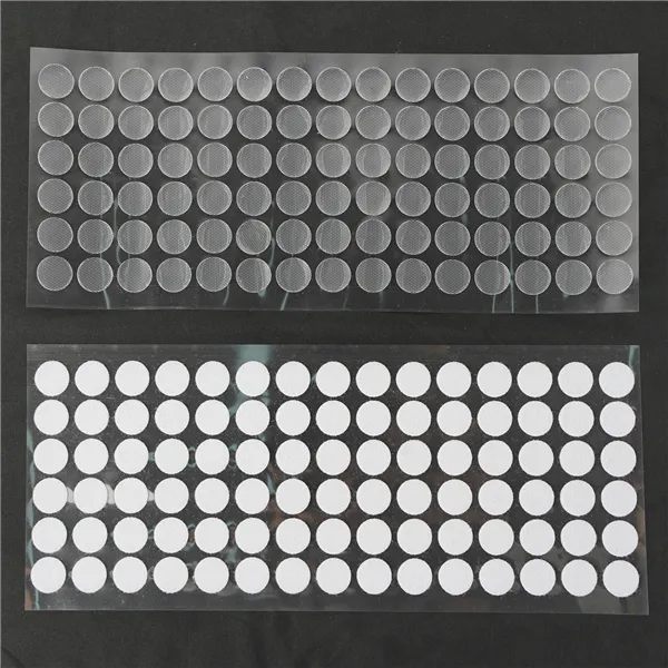 Self-adhesive Velcro 18mm 500pcs white Ruhhy 25884