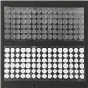 Self-adhesive Velcro 18mm 500pcs white Ruhhy 25884