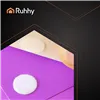 Self-adhesive Velcro 18mm 500pcs white Ruhhy 25884