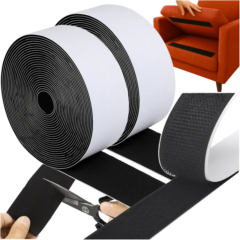 Pašlīmējošā Velcro lente 5mx5cm melna Ruhhy 25806