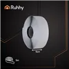 Itseliimautuva tarranauha 5mx5cm musta Ruhhy 25806
