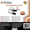 Self-adhesive Velcro tape 5mx5cm black Ruhhy 25806