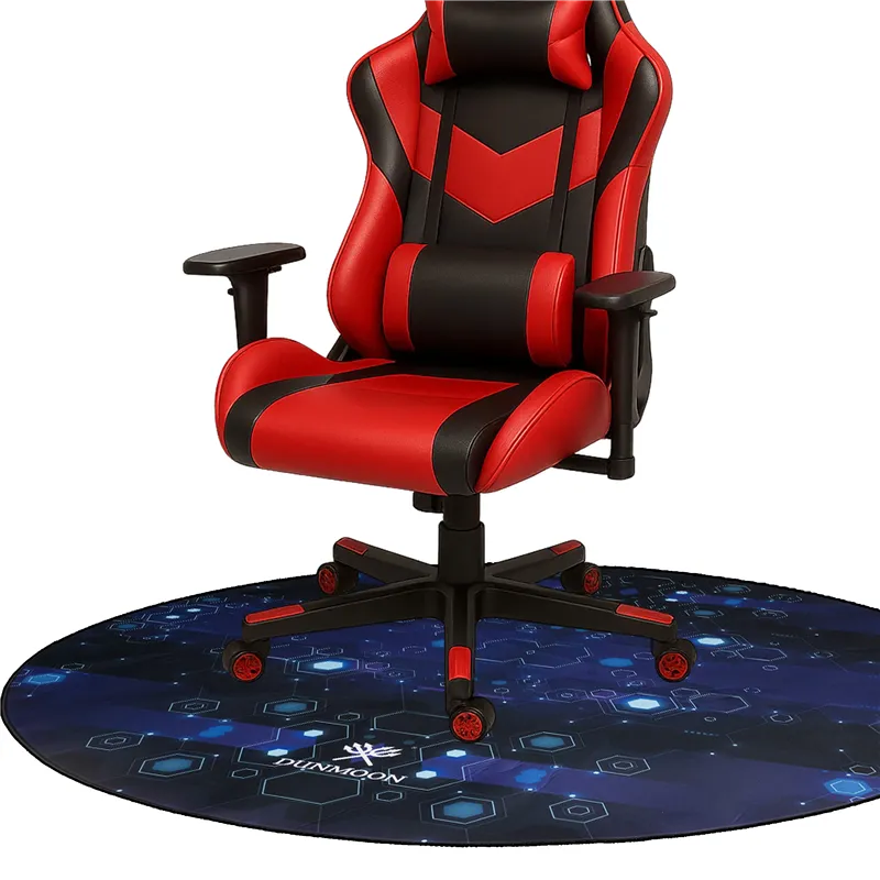 Игровой коврик под стул круглый Dunmoon 25956