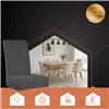 Tuolinpäälliset - 6 kpl, tummanharmaa Ruhhy 25990