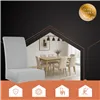 Chair covers - 6 pcs. light gray Ruhhy 25991