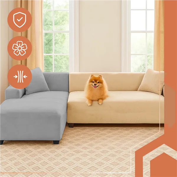 Ruhhy 26031 beige sofa cover 145-185cm