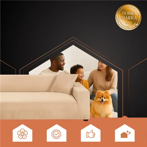 Ruhhy 26031 beige sofa cover 145-185cm