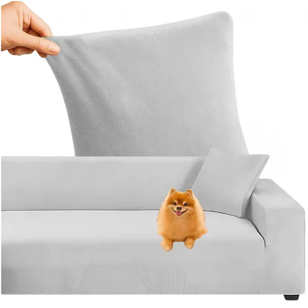 Ruhhy 26035 light gray sofa cover 145-185cm