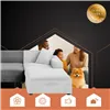 Ruhhy 26035 light gray sofa cover 145-185cm