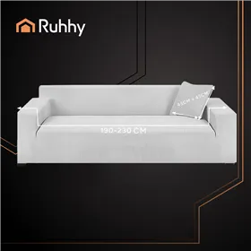 Ruhhy 26182 sofa cover 190-230cm light gray