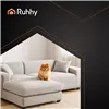 Ruhhy 26182 sofa cover 190-230cm light gray