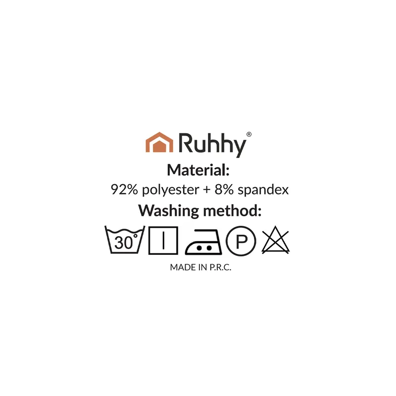 Ruhhy 26182 sofa cover 190-230cm light gray