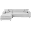 Ruhhy 26182 sofa cover 190-230cm light gray