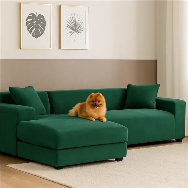 Sofa cover 190-230cm dark green Ruhhy 26183