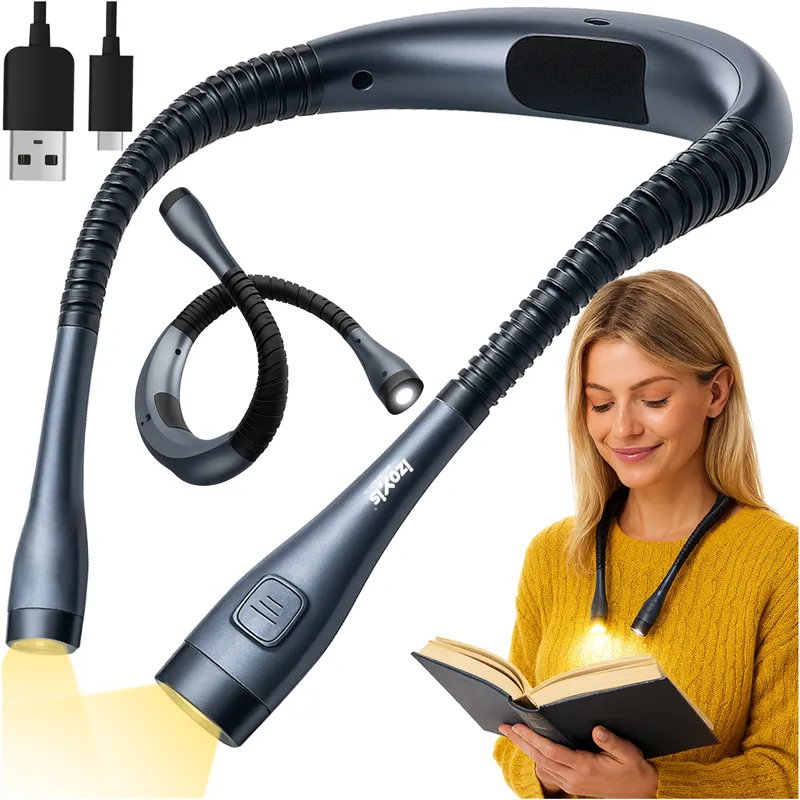 Izoxis 25675 LED kaklo skaitymo lempa