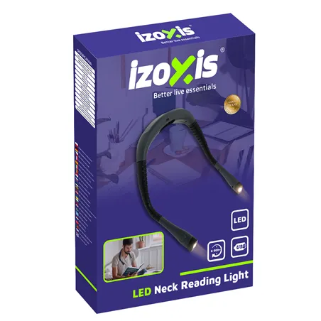 Izoxis 25675 LED kaklo skaitymo lempa