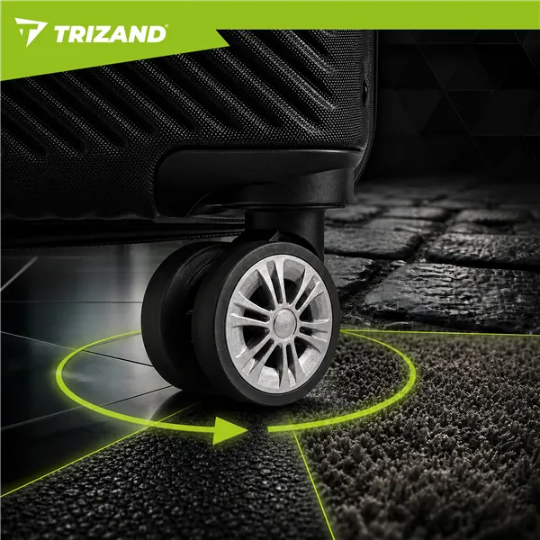 3-in-1 suitcase set - black Trizand 26661