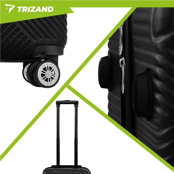 3-in-1 suitcase set - black Trizand 26661