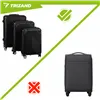 3-ühes kohvrikomplekt - must Trizand 26661