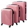 3-in-1 matkalaukkusetti - pinkki Trizand 26663