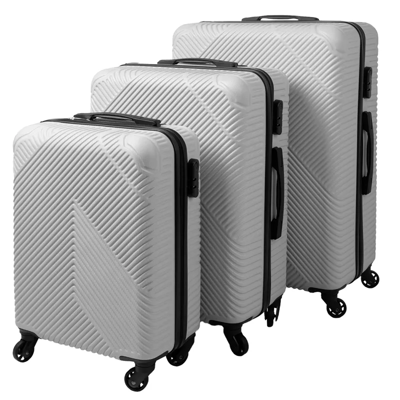 3-in-1 suitcase set - gray Trizand 26662