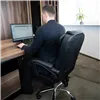 Biuro kėdė su pakoja – juoda Malatec 26195
