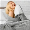 Double-sided blanket 150x200cm light gray Ruhhy 26293