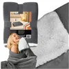 Double-sided blanket 150x200cm dark gray Ruhhy 26292