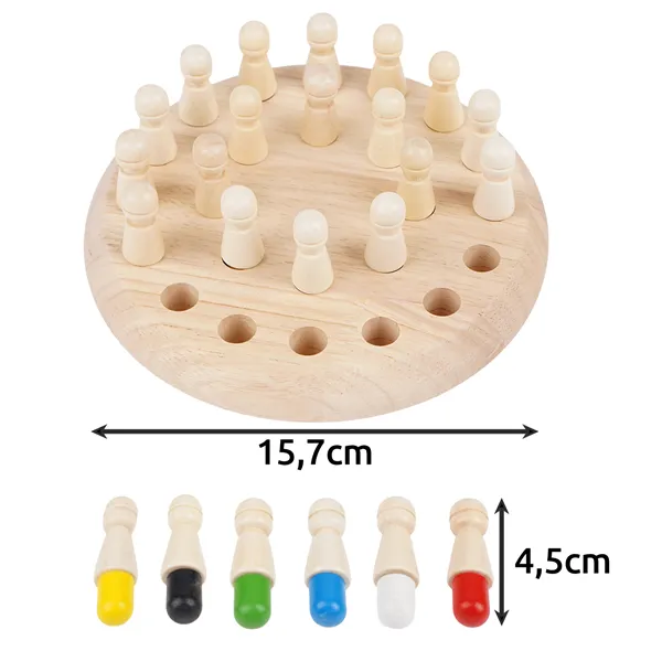 Memory chess - wooden Kruzzel 26251