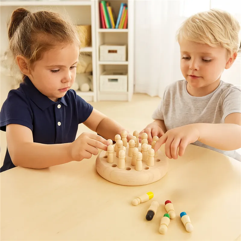 Memory chess - wooden Kruzzel 26251